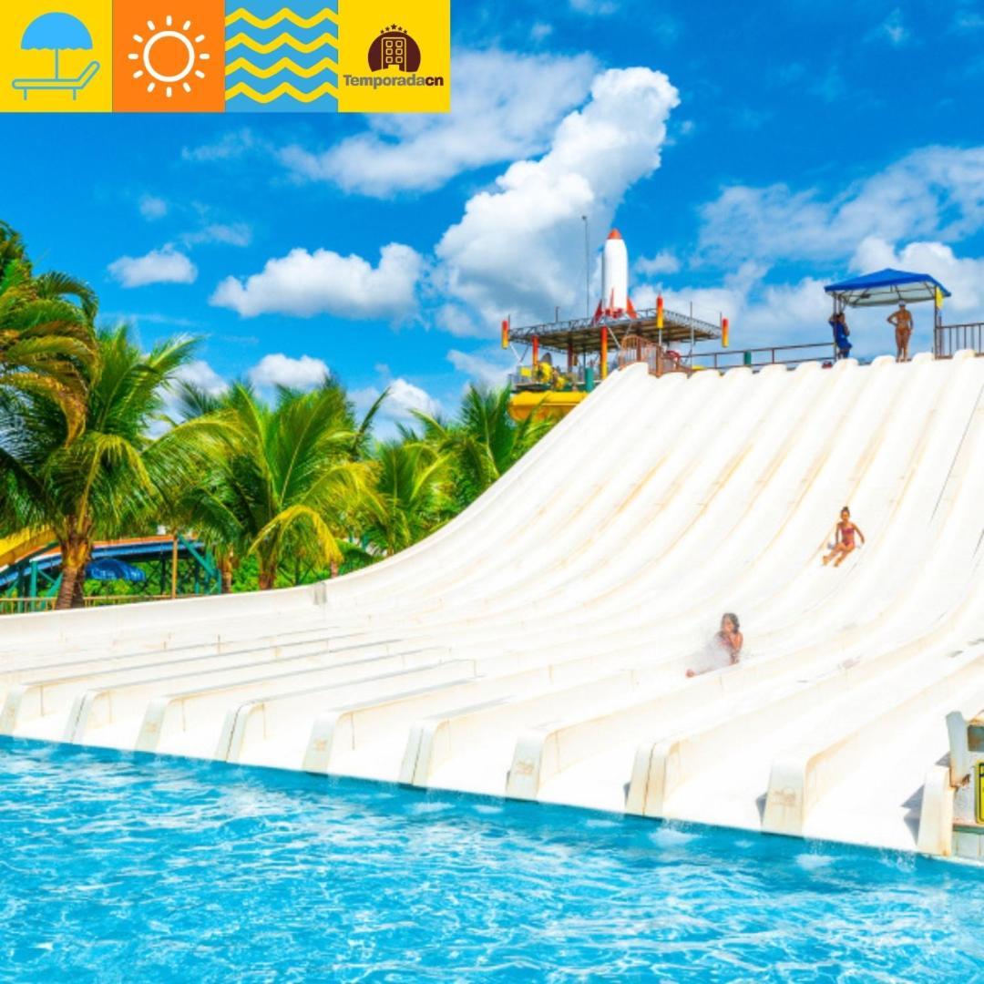 Piazza Com Acesso Ao Acqua Park - Gustavo Aparthotel Caldas Novas Bagian luar foto