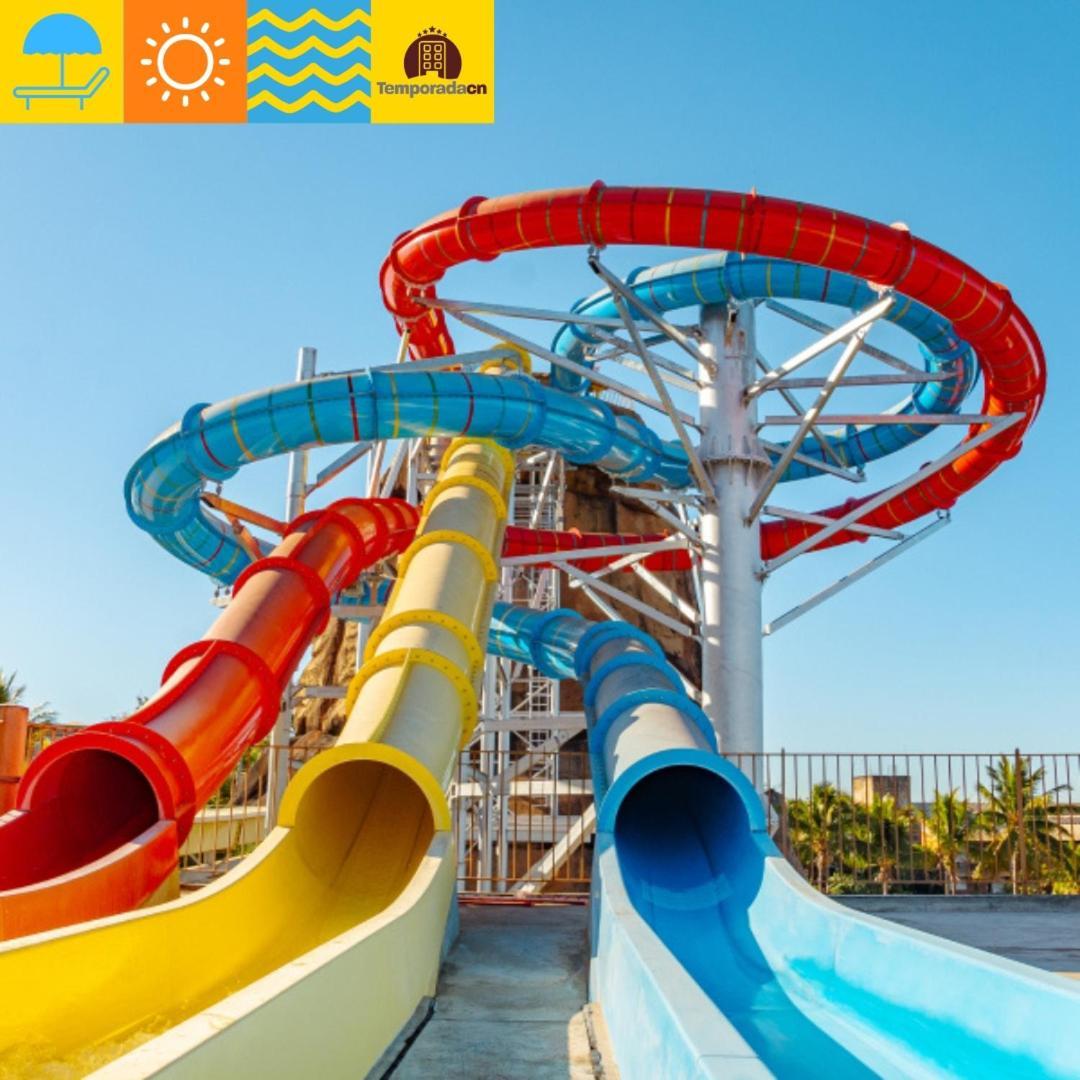 Piazza Com Acesso Ao Acqua Park - Gustavo Aparthotel Caldas Novas Bagian luar foto